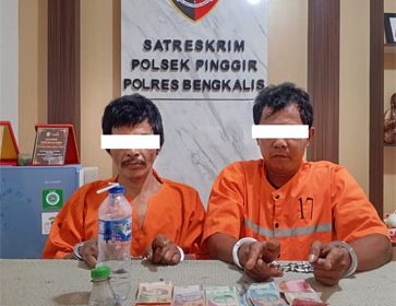 Tersangka kasus tindak pidana narkotika jenis sabu. (Foto: ist)