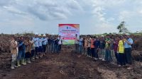 Koperasi Serasi Sepadu Jaya dan PT Priatama Riau Gelar Penanaman Perdana Kebun Plasma KKPA di Rupat