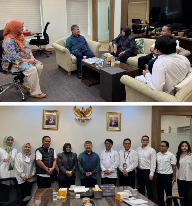 
					Bupati Siak, Dr. Afni Zulkifli, M.Si, saat melakukan kunjungan kerja dengan Pelaksana Tugas Deputi Bidang Koordinasi Industri, Ketenagakerjaan dan Pariwisata Kementerian Koordinator Bidang Perekonomian RI, Dida Gardera, di Jakarta. (Foto: ist)