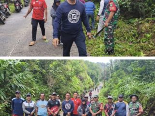  Aneng, Bupati Kabupaten Kepulauan Anambas hadir kegiatan Jumat ASRI laksanakan Pemerintah Kecamatan Jemaja Timur di Desa Ulu Maras. (Foto: ist)