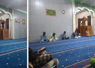 Doa bersama dalam rangka Tahun Baru Islam 1 Muharam 1448 Hijriah di Masjid Al-Munawwarah, Ulu Maras. (Foto: ist)