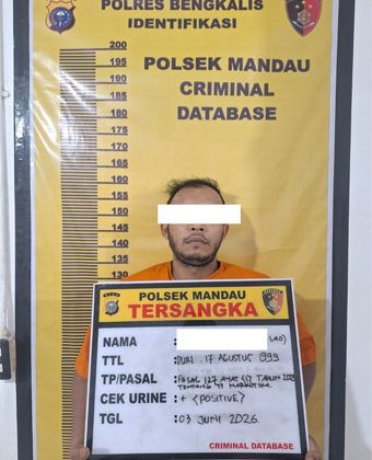 Tersangka tindak pidana penyalahgunaan dan peredaran narkotika. (Foto: ist)