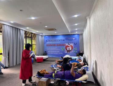 Kegiatan donor darah. (Foto: ist)