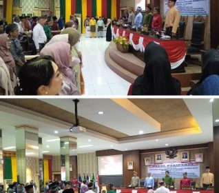 Sidang Paripurna Istimewa DPRD Kabupaten Kepulauan Anambas dalam rangka HUT ke-18 Kabupaten Kepulauan Anambas. (Foto: ist)