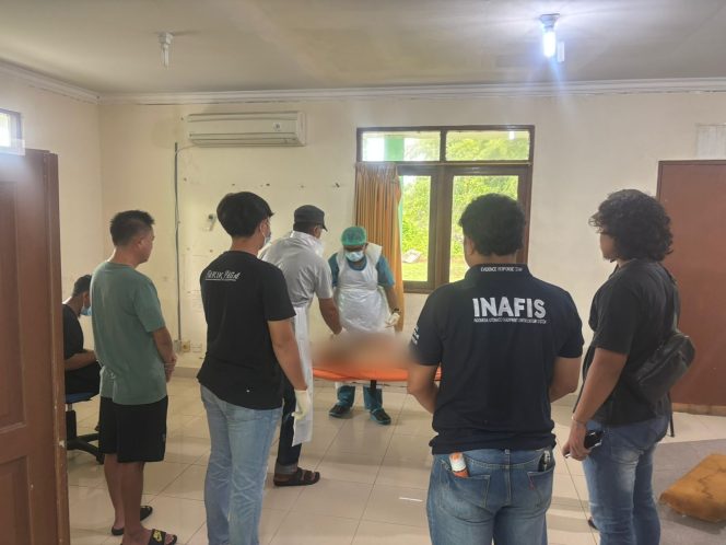 
					Foto Jenazah saat di Kamar Mayat RSUD Meranti 