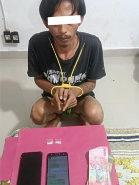 Tersangka kasus tindak pidana penyalahgunaan narkotika jenis sabu. (Foto: ist)