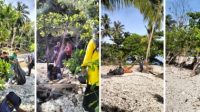 DP3 Anambas Bersihkan Pantai Pasir Putih, Wujud Kepedulian terhadap Ekosistem Laut