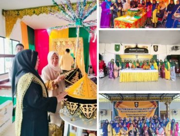 Perempuan LAMR Provinsi Riau turut memeriahkan peringatan Milad ke-56 LAMR. (Foto: ist)
