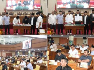 Rapat paripurna DPRD Kota Batam sahkan Ranperda tentang PSU Perumahan jadi Perda. (Foto: Humas DPRD Batam)