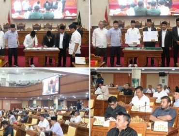 Rapat paripurna DPRD Kota Batam sahkan Ranperda tentang PSU Perumahan jadi Perda. (Foto: Humas DPRD Batam)