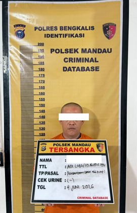 Tersangka kasus tindak pidana penganiayaan.  (Foto: ist)
