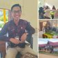 M Nasrol, SPd KA Sekolah SMAN 1 Ungar dan suasana hari pertama SPMB. (Foto: Raja Juraimi)