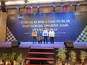 Foto bersama Forum Konsultasi Publik dan Seroja Awards KPKNL Dumai Tahun 2026. (Foto: ist)