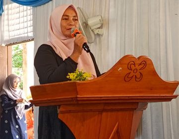  Ili Rabiah, Ketua Komite SD Negeri 004 Genting Pulur, Kecamatan Jemaja Timur. (Foto: ist)