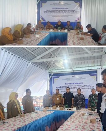 Rapat Koordinasi TIMPORA tingkat Kecamatan Jemaja, Jemaja Barat, dan Jemaja Timur Tahun Anggaran 2026 di Resto Miranti, Kelurahan Letung. (Foto: ist)