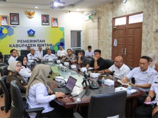 Rapat pembahasan Juknis Pilkades Serentak dan PAW Kabupaten Bintan Tahun 2026 (Foto: ist)