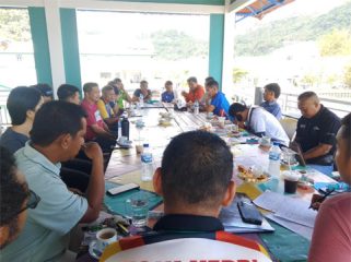 Rapat koordinasi bersama KONI Kabupaten Kepulauan Anambas dan seluruh pengurus cabor. (Foto: ist)