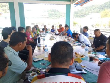 Rapat koordinasi bersama KONI Kabupaten Kepulauan Anambas dan seluruh pengurus cabor. (Foto: ist)