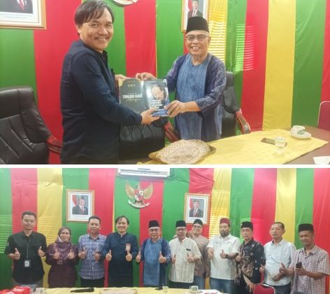 LAMR Provinsi Riau terima kunjungan silaturahmi BPK Wilayah Riau di Balai Adat Melayu Riau. (Foto: ist)