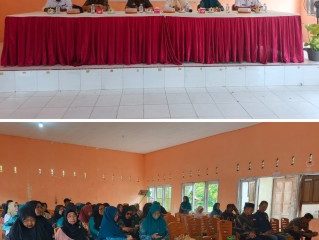 Sosialisasi Rumah Pangan Beragam, Bergizi, Seimbang dan Aman (B2SA) di Gedung Pertemuan Desa Ulu Maras, Kecamatan Jemaja Timur, Kabupaten Kepulauan Anambas. (Foto: ist)