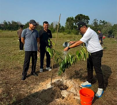 Penanaman pohon dalam rangka memperingati Hari Lingkungan Hidup Sedunia 2026. (Foto: BRKS)