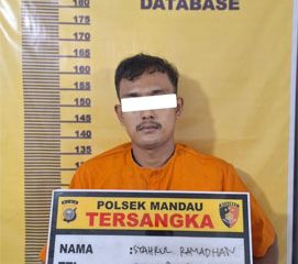 Tersangka kasus tindak pidana penyalahgunaan narkotika jenis sabu. (Foto: ist)