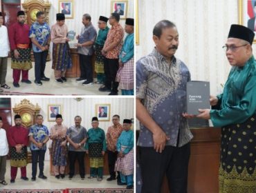 Silaturahmi utusan Mabes Polri ke Lembaga Adat Melayu Riau Provinsi Riau. (Foto: ist)