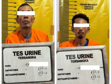 Tersangkan kasus penyalahgunaan narkotika jenis sabu. (Foto: ist)