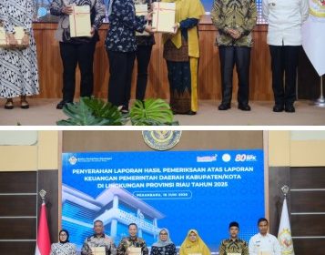 Pemerintah Kabupaten Siak terima  opini WTP dari BPK RI. (Foto: ist)