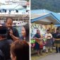 Bupati Aneng bersama prokopimda sambut kedatangan para wisatawan kapal pesiar MV Odyssey beserta rombongan di Kepulauan Anambas. (Foto: ist)