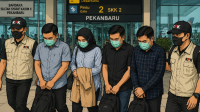 Empat Orang Dibawa KPK ke Jakarta, Satu Istri Muda Bupati Kuansing?
