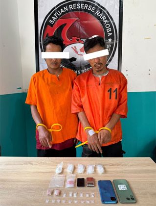 Dua Terduga Pengedar Sabu. (Foto: ist)