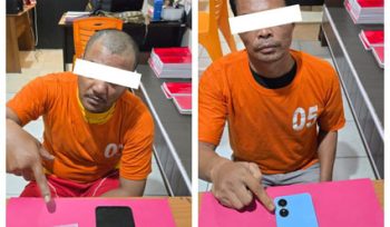 Tersangka kasus dugaan tindak pidana narkotika jenis sabu. (Foto: ist)