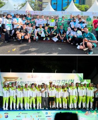 Kegiatan Riau Bhayangkara Run. (Foto: ist)