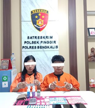 Tersangka jaringan peredaran narkotika. (Foto: ist)