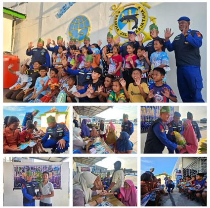 Dukung Program Unggulan Kapolda Riau, Ditpolairud dan Polres Rohil Gelar Aksi ‘JALUR’ di Panipahan