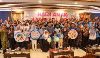 Foto bersama memperingati Hari Anak Nasional (HAN) ke-42 tingkat Kabupaten Bintan. (Foto: ist)
