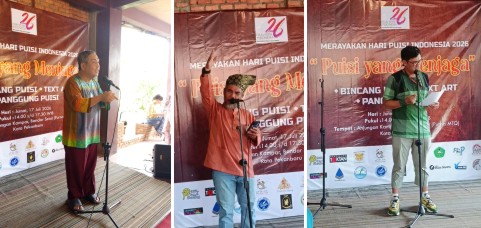 Taufik Ikram Jamil, Hang Kafrawi, Jefry Al Malay. (Foto: ist)