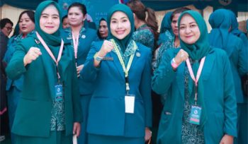 Ketua Tim Penggerak PKK Kabupaten Bintan, Hafizha Rahmadhani, hadiri Puncak Peringatan HKG PKK ke-54 Tahun 2026. (Foto: ist)
