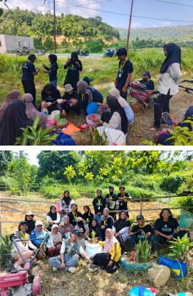 Mahasiswa PPM-KKN UGM dan PKK Bukit Padi Pererat Kebersamaan Lewat Pelatihan TOGA, Biopori, dan Pestisida Nabati