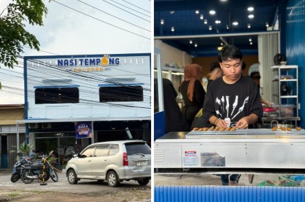 Nasi Tempong Balapan Dibuka di Tanjungpinang. (Foto: ist)