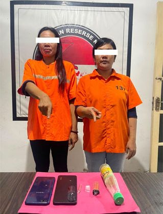Tersangka pengedar narkotika jenis sabu. (Foto: ist)