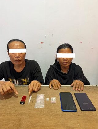 Tersangka tindak pidana narkotika jenis sabu. (Foto: ist)