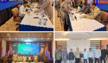 PT BRK Syariah melakukan penandatanganan PKS Tiga Pihak Tahap V Tahun 2026 di Kantor Pusat PT Bank Pembangunan Daerah Sumatera Utara, Medan. (Foto: ist)