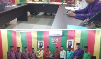 Silaturahmi LAMR Provinsi Riau dengan LAM Jambi di Balai Adat Melayu Riau. (Foto: ist)