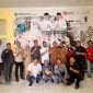 Foto bersama rakor mematangkan langkah hadapi Porprov Riau 2027di Kantor Disporapar Kabupaten Kepulauan Meranti. (Foto: ist)