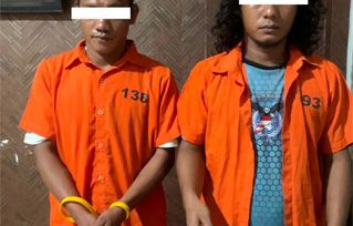 Dua pria diduga terlibat dalam peredaran narkotika jenis sabu. (Foto: ist)