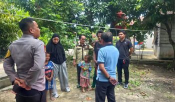 Gerak cepat Dinsos PPA  Kabupaten Siak lakukan penanganan lanjutan terhadap dugaan eksploitasi tiga anak di Kampung Sam Sam, Kecamatan Kandis. (Foto: ist)