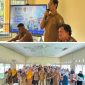 Kepala Sekolah SMAN 1 Ungar, M. Nasrol, SPd di dampingi Wakil Kepala Sekolah Bidang Kesiswaan M. Fathurrohman dan Ketua Panitia MPLS Sahrudin, SPd. (Foto: ist)