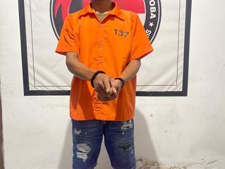 Tersangka kasus tindak pidana narkotika jenis sabu. (Foto: ist)